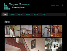 Tablet Screenshot of designerstairways.com